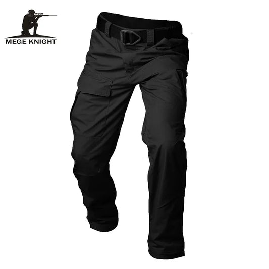 "Mege Brand Men's Tactical Ripstop Pants - Versatile Multi-Pocketed Trousers for Military, SWAT, and Casual Wear"