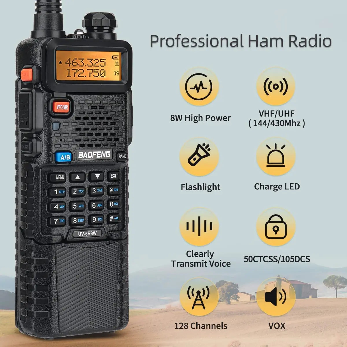 radio long range rechargeable handheld radio cb radio