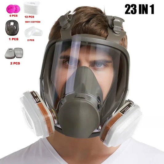 New Type [Product] Full Face 6800 Gas Mask Spray Protective Mask Industrial Gas Mask Respirator for Formaldehyde Protection